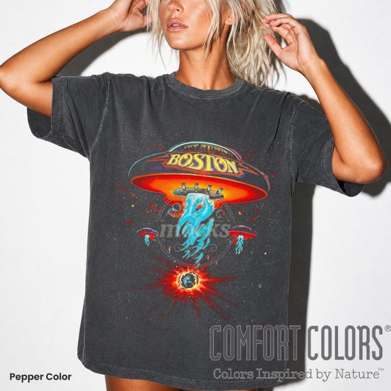 Boston Band T-Shirt, 1979 Tour Shirt, Boston Band Sweatshirt, Vintage Comfort Colors Tee, Retro Music Merch, Music Fan Gift RZ