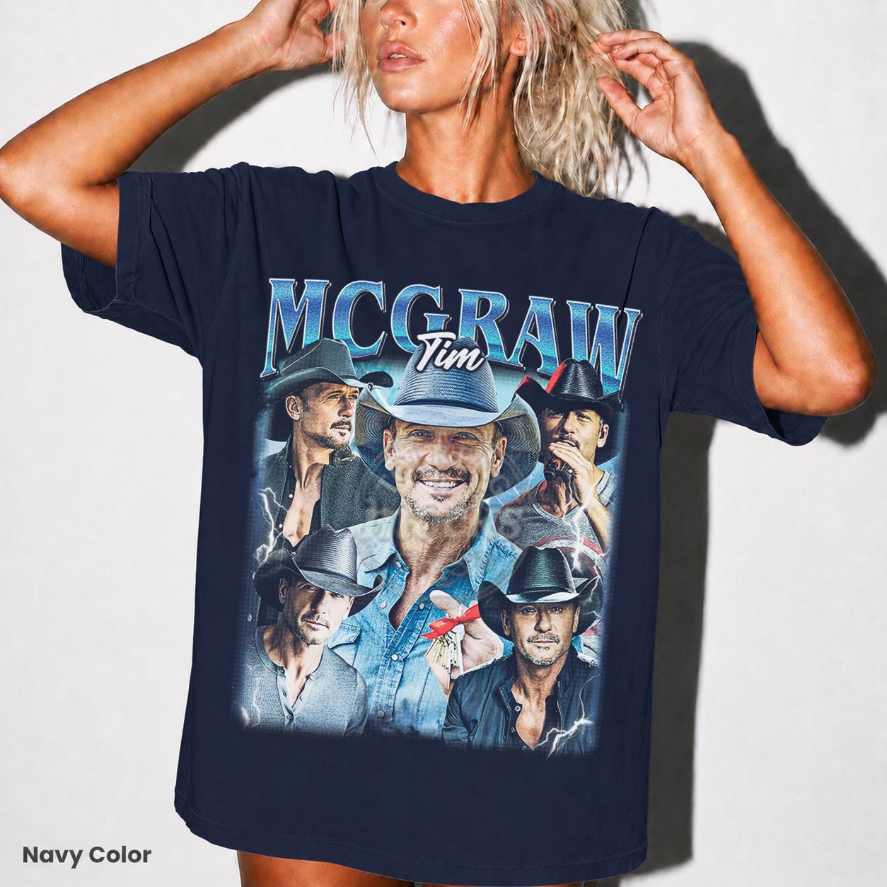 Tim Mcgraw T-shirt - Tim Mcgraw Comfort Colors Tee, Singer Graphic