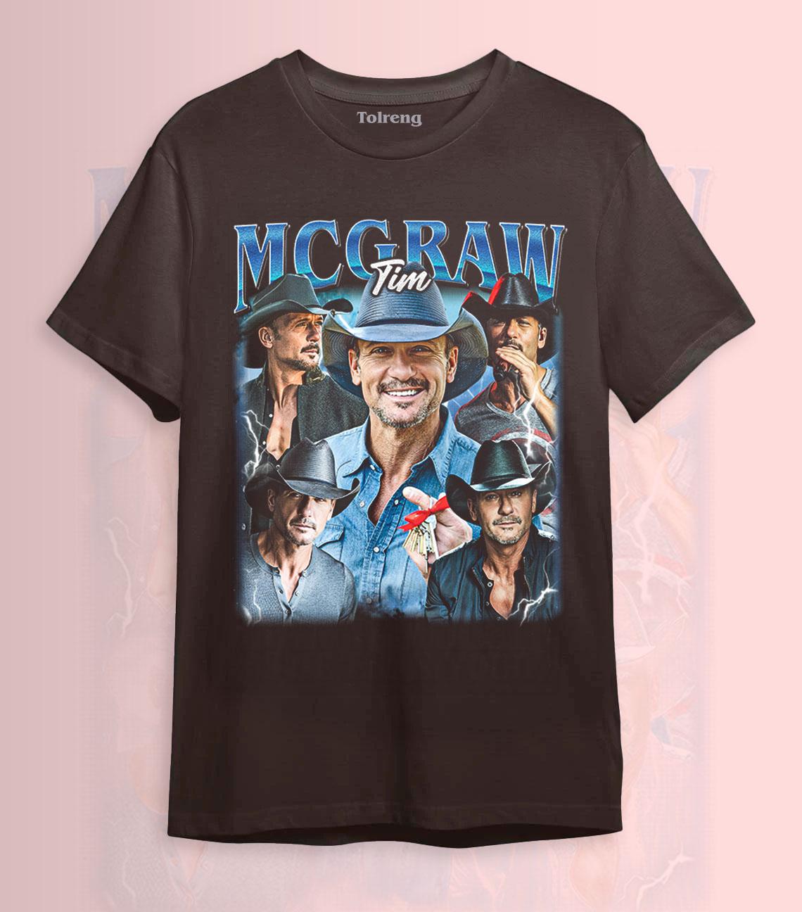 Tim Mcgraw Unisex T-shirt, Tim Mcgraw Concert Tour Shirt, Retro