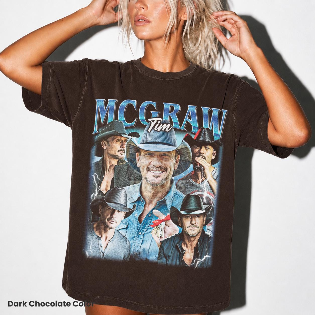 Tim Mcgraw T-shirt - Tim Mcgraw Comfort Colors Tee, Singer Graphic