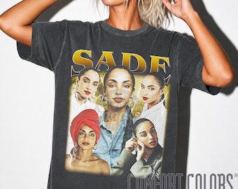 Sade Adu T-Shirt, Smooth Operator Graphic Tee, Comfort Colors Shirt, R&B Music Fan Gifts FD