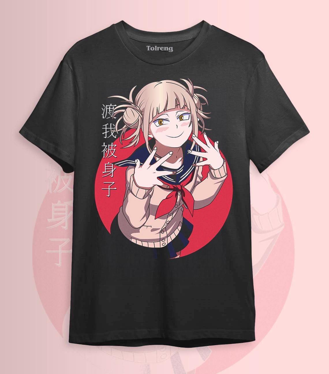 Felpa Con Cappuccio My Hero Academia - Stampa 3D, Unisex, Con Tasche, Leggera, Nera/multicolor - Foto 2