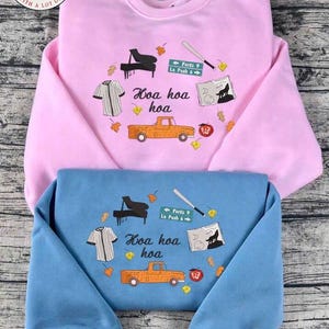 Hoa Hoa Hoa Hoa Hoa Season Embroidered Shirt, Cozy Season Sweatshirt, Twilight Lover Shirt, Forks Sweatshirt, Funny Shirt, Twilight Shirt