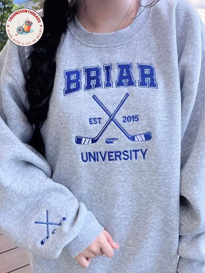 Briar University Graham 44 Sweatshirt, Briar U Embroidered Shirt, off ...