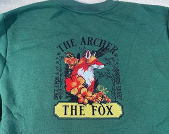 Ballad Of The Archer And The Fox Sweatshirt, Once Upon a Broken Heart Sweatshirt, Bookish Embroidered Shirt,Fantasy Books, Evangeline Fox