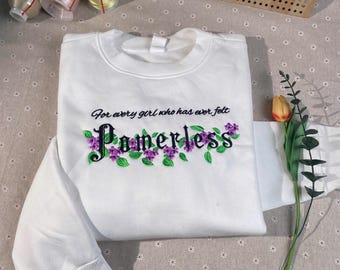 Powerless Sweatshirt, Kai Azer Embroidered Shirt, Booktok Merch, Reckless Book, Fearless Fan Shirt, Lauren Roberts Merch, Bookish Shirt