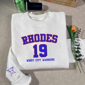 Windy City Warriors shirt, Rhodes 19 Sweatshirt, Play Along Embroidered Hoodie, Liz Tomforde Bookish Gift, Hockey romance Bookish Sweatshirt