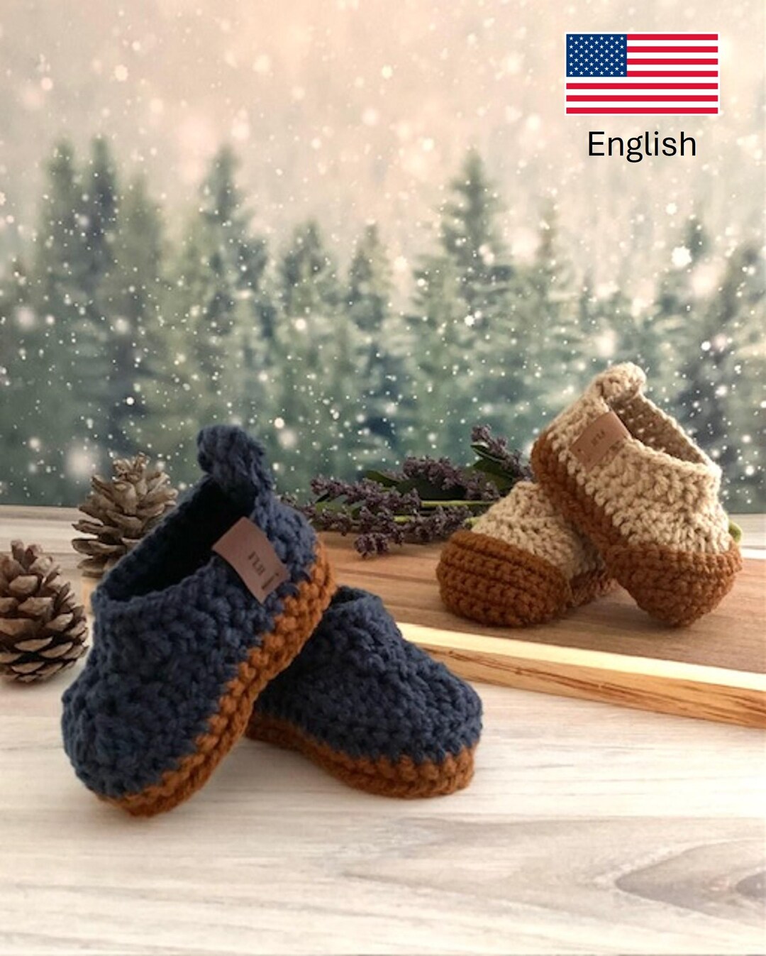 Spruce and Seeds Baby Boots CROCHET PATTERN - Etsy