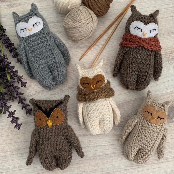 Scandi Owl - KNITTING PATTERN (with Bonus)