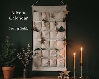 Advent Calendar Sewing Instructions (with gift tags)