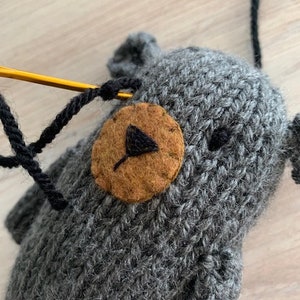 Scandi Bear KNITTING PATTERN with Bonus image 5