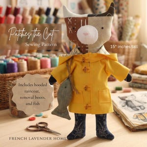 Patron de couture Patches le Chat