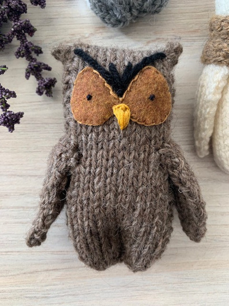 Scandi Owl KNITTING PATTERN with Bonus image 5