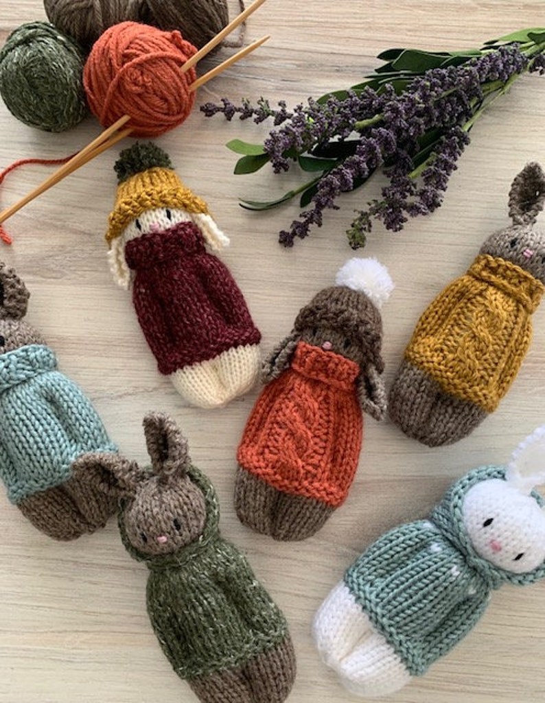 Pocket Buddies No2 Knitting Pattern Etsy