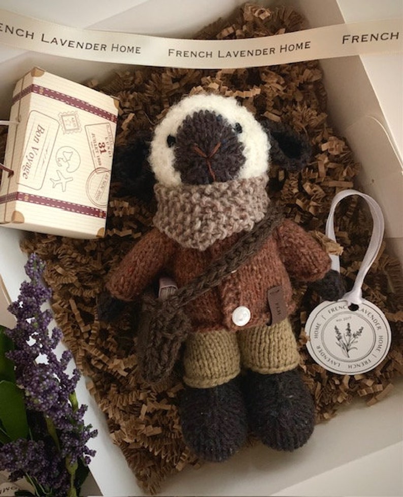 Liam Knitted Lamb with Gift Box image 1