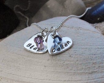 Sweet Hearts! ..... Personalize with a name, initial, date, crystal....