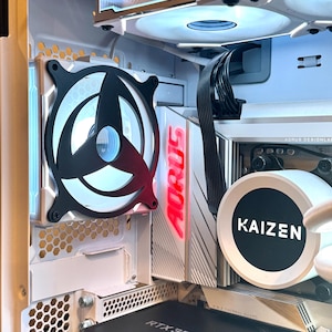 Ninja Eyes Gaming PC Fan Cover Shroud Grill Custom Anime Gift