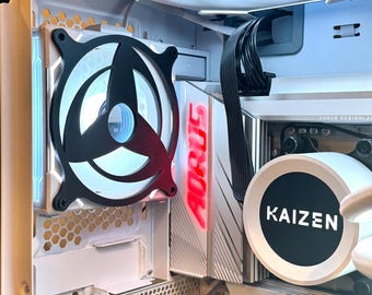 Ninja Eyes Gaming PC Fan Cover Shroud Grill Custom Anime Gift