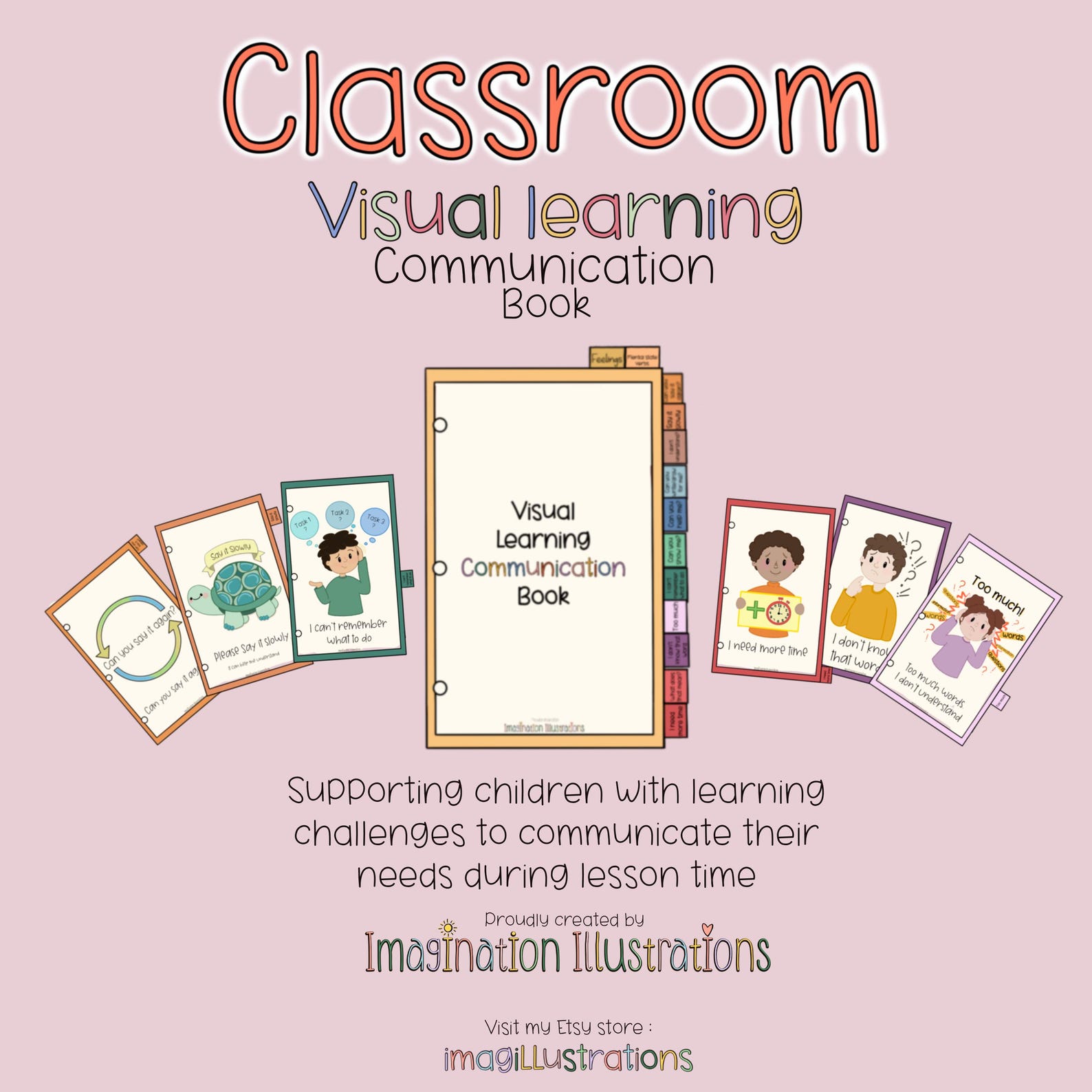Visual Learning Communication Book- Visual Cues Supporting Additional ...