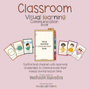 Visueel leren communicatieboek: visuele aanwijzingen ter ondersteuning van aanvullende leerbehoeften
