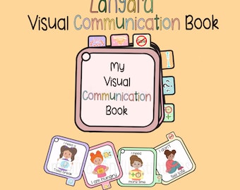 Lanyard Communication Cue Card Book- for girls