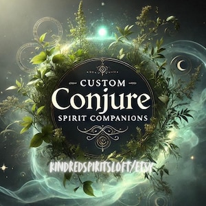 Custom Conjure Spirit Companion Binding — Experience a Mystical Bond With the Personalized Companion of Your Desires!