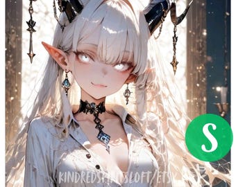 Abyssal Demoness Spirit Companion: Lustborne, Psychic, Shadow Healing ( PDF File)