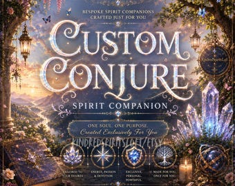 Vinculación personalizada de acompañante espiritual de Conjure: crea un vínculo con el acompañante personalizado (archivo digital PDF)