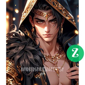 Royalblood Ifrit Djinn Spirit Companion: Wealth & Sensual Enchantment (Direct Binding, PDF File)