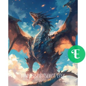 E, White Arts Celestial Sky Dragon Spirit Companion - Enlightening| Protection| Inspiring & Empowering Direct Binding