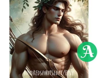 A, White Arts Sylvan Guardian Spirit Companion - Protection| Natures Wisdom| Harmony & Calming