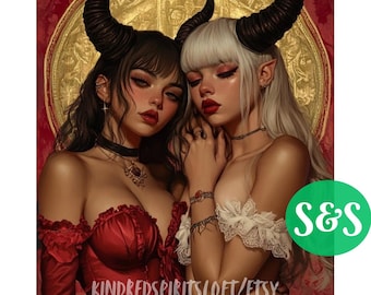 S & S, Dark Arts Succubus Twins Spirit Companions - Seduction| Psychic Influence| Emotional Healing