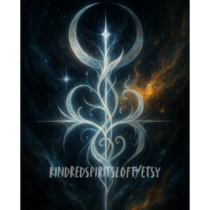 Tarjetas de acompañamiento espiritual intuitivo: Celestial y eterno/dividido: Adopción de sigilo misterioso por atracción energética, compatibilidad espiritual por energía.