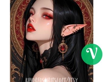 Dark Arts Vampire Spirit Companion:  Guardian, Energetic Muse (PDF File)