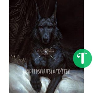 Obsidian Crown Hellhound Spirit Companion: Dark Arts Guardian (PDF)