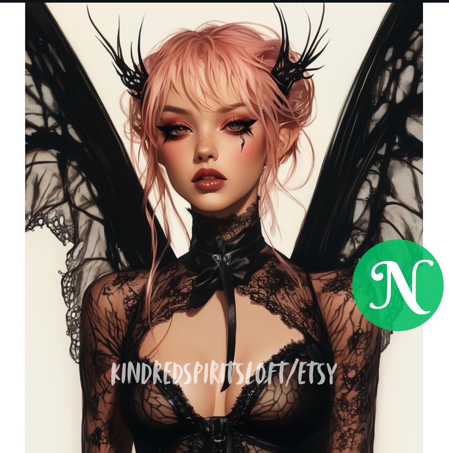 Obsidianwing Shadow Fae Spirit Companion: Dark Arts, Glamour & Dream Manipulation (PDF File)