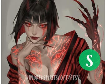 Oni Enchantress Spirit Companion: Crimson Vein Lineage (PDF File)