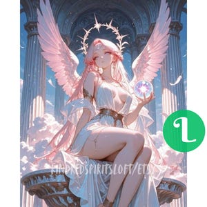 Celestial Seraph Spirit Companion: White Arts Emotional Healer (Direct Binding, PDF File)