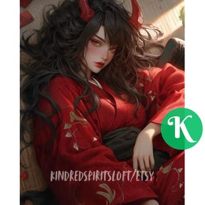K, Dark Arts Oni-Succubus Hybrid Spirit Companion - Temptation | Empowerment | Domination| Seductive & Intense