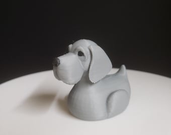 Dane Dog Duck Figurine, Unique Pet Gift