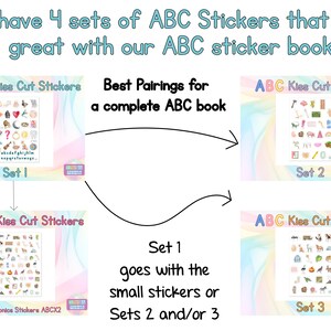 Printable ABC Sticker Book for Preschool, Kindergarten, Printable Fun ...