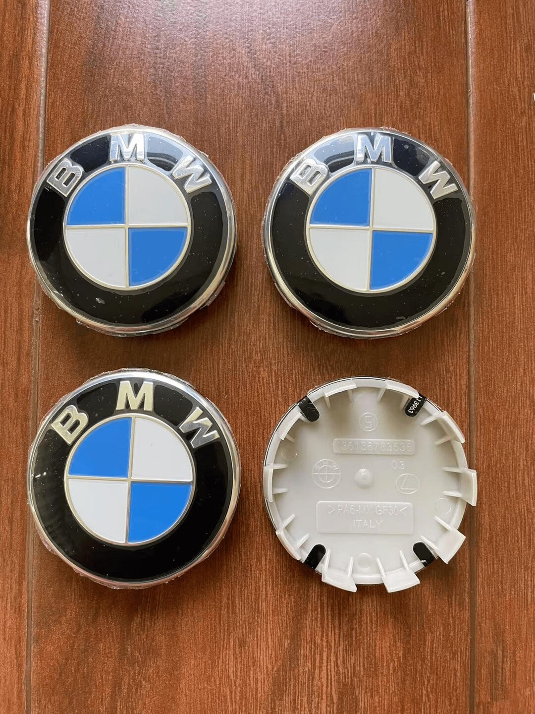 4pcs Original 68mm BMW Wheel Hub Centre Caps Fits Most 1 3 5 7 Series ...