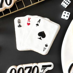 Cortador y estampador de naipes, Galletas de azúcar, Fondant, Suministros para hornear