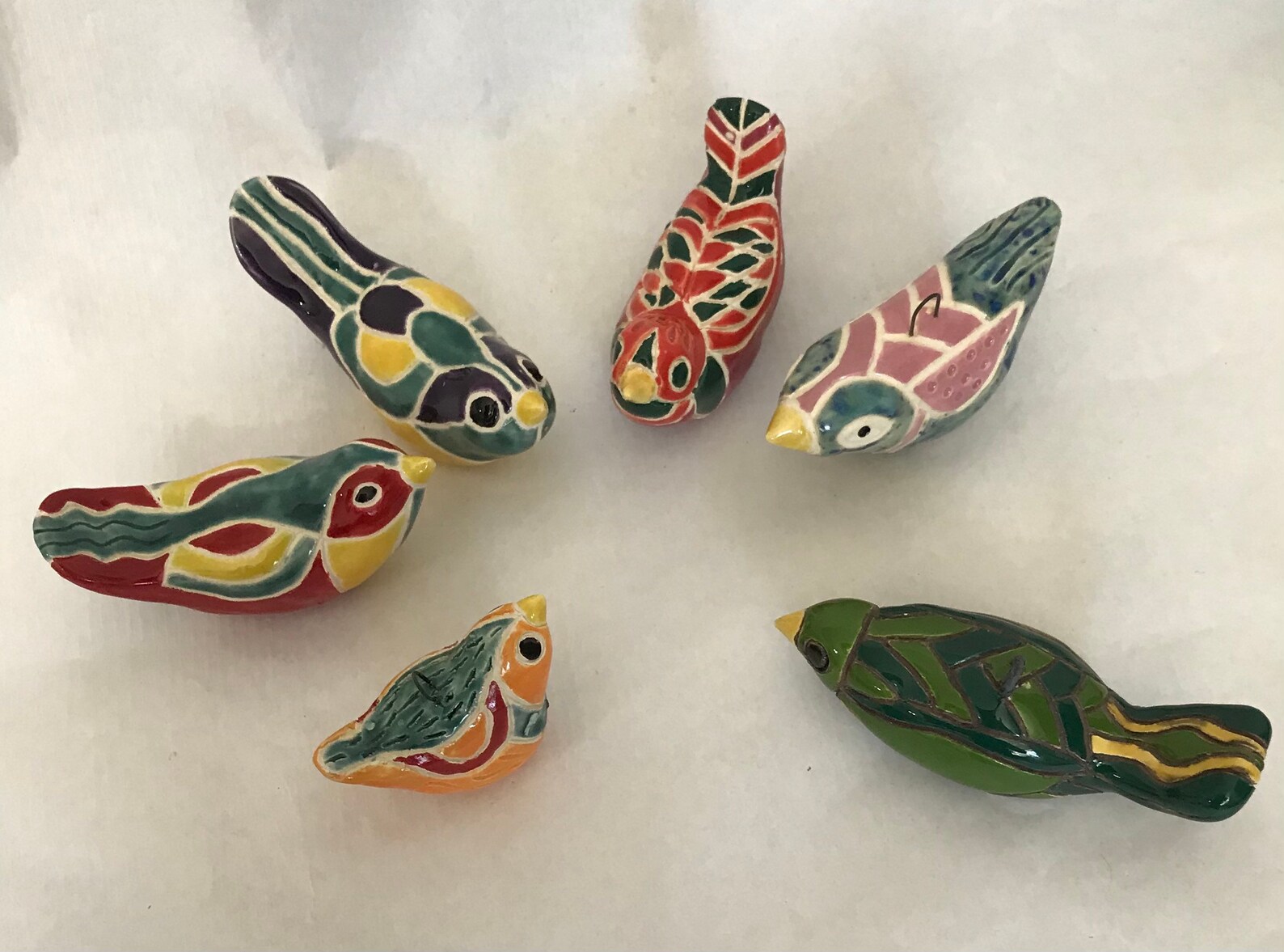 Ceramic Birds Etsy