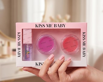 Grape 3 in 1 Kiss Me Baby Kit Lip mask, Balm & Oil