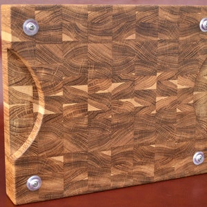 End Grain Oak Cutting Board Handmade Premium Quality