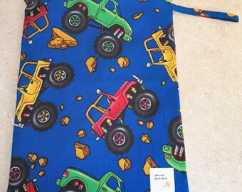 Large Wetbag- Monster Trucks- 4002