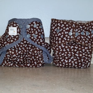 Small Cloth Diaper and Diaper Cover Set- 6 to 12 lbs- Nuts & Bolts- 33009