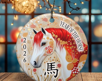 Year Of The Horse Statue Aus Resin | Traditionelle Chinesische Zodiac-Figur, Faux-gold, 12x4.5x10.5 Cm