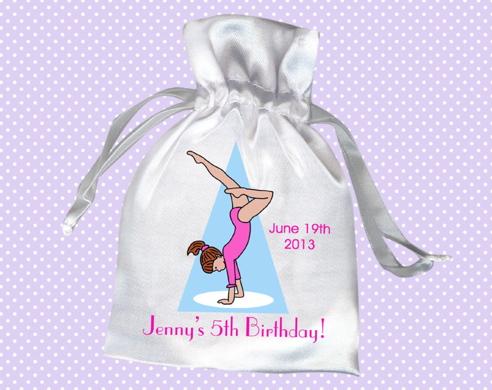 Gymnastics Girl Birthday Party Favor Bags pack of 10 Etsy